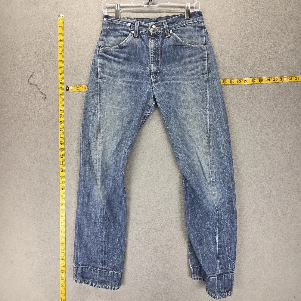 Vintage Levis Engineered Jeans Mens Blue Twisted Zip Fly Medium Wash Fits 26x28